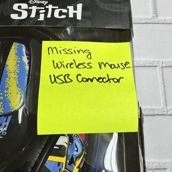Disney Stitch Headset with Microphone and Mouse Pad Tech Bundle *Missing USB* - Picture 2 of 8